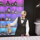 A bartender working on a drink in GTA Online.